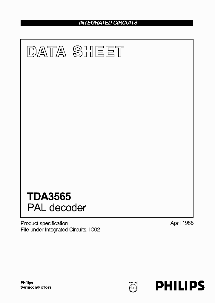 TDA3565_455055.PDF Datasheet