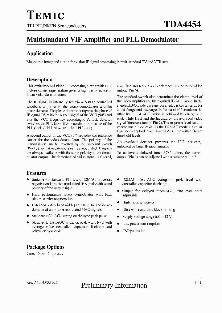 TDA4454_471216.PDF Datasheet