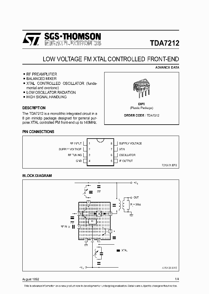 TDA7212_453376.PDF Datasheet