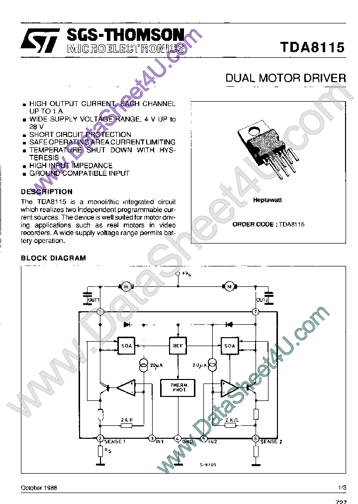 TDA8115_473338.PDF Datasheet