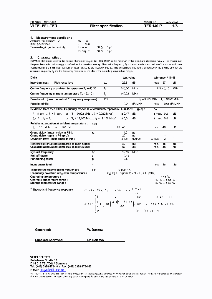 TFS140P_445935.PDF Datasheet