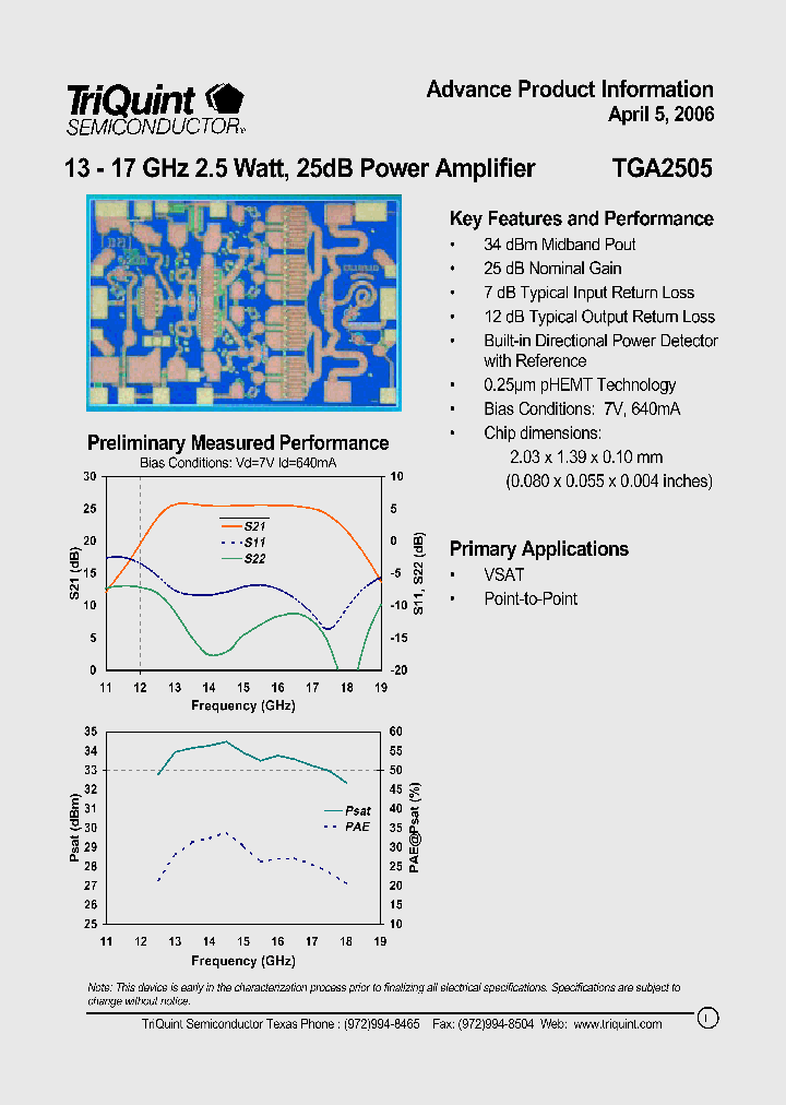 TGA2505_471933.PDF Datasheet