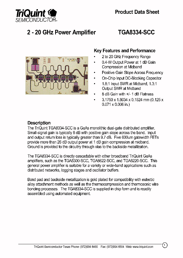 TGA8334_449985.PDF Datasheet