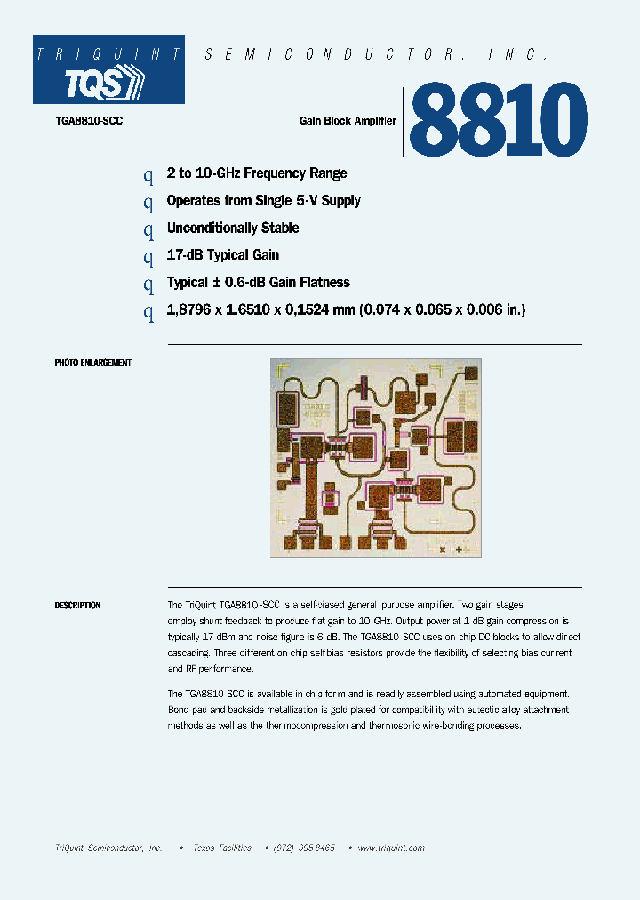 TGA8810_449938.PDF Datasheet
