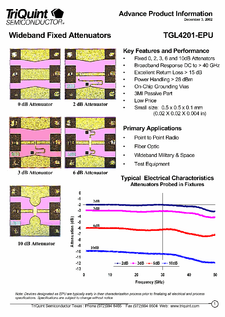 TGL4201-EPU_449775.PDF Datasheet