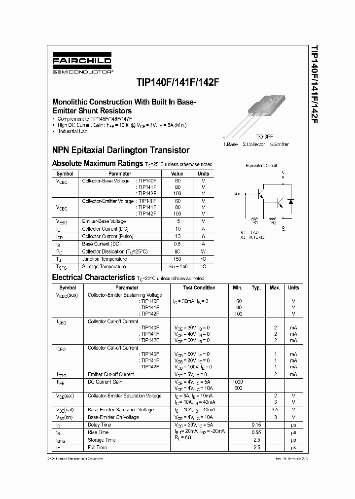 TIP142F_146452.PDF Datasheet