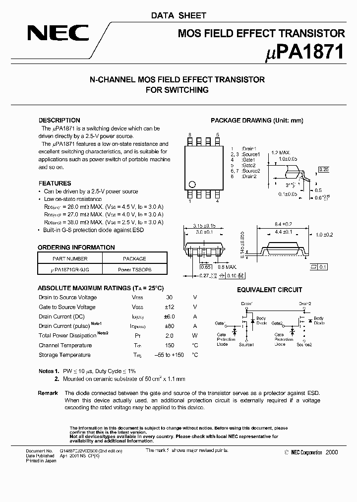 UPA1871_470453.PDF Datasheet