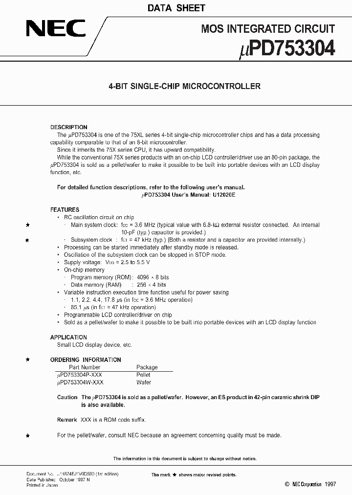 UPD753304_448659.PDF Datasheet
