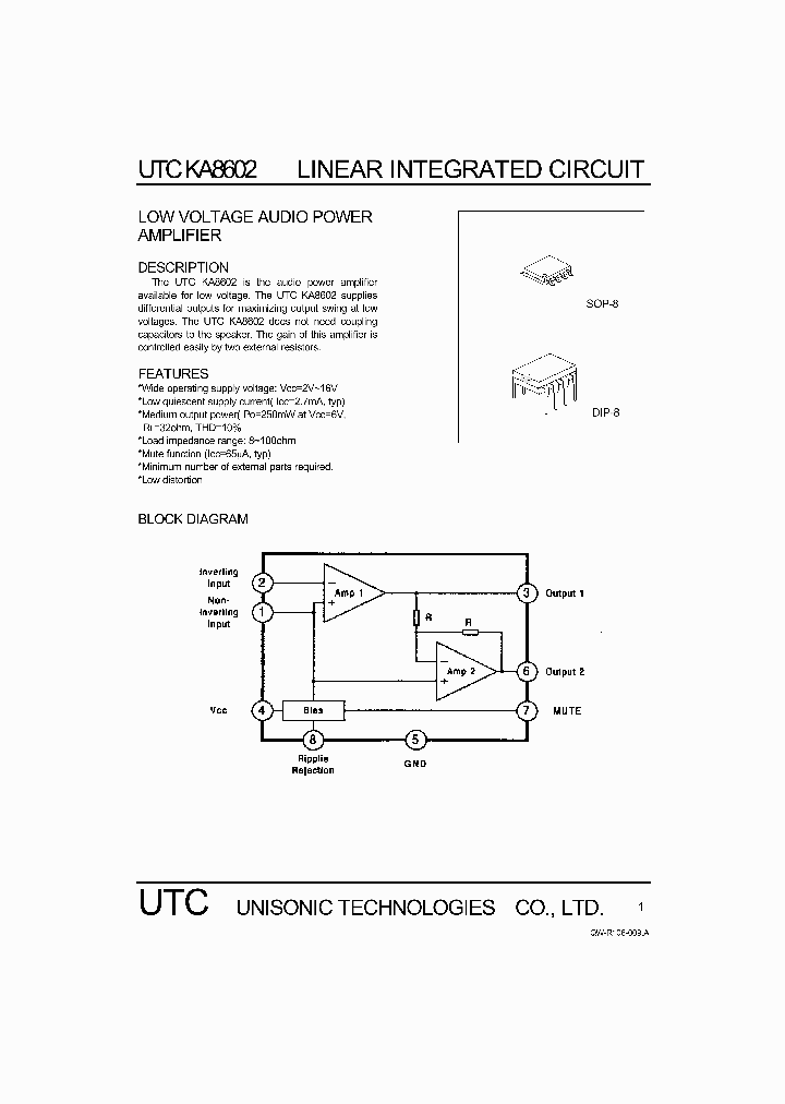 UTCKA8602_454737.PDF Datasheet