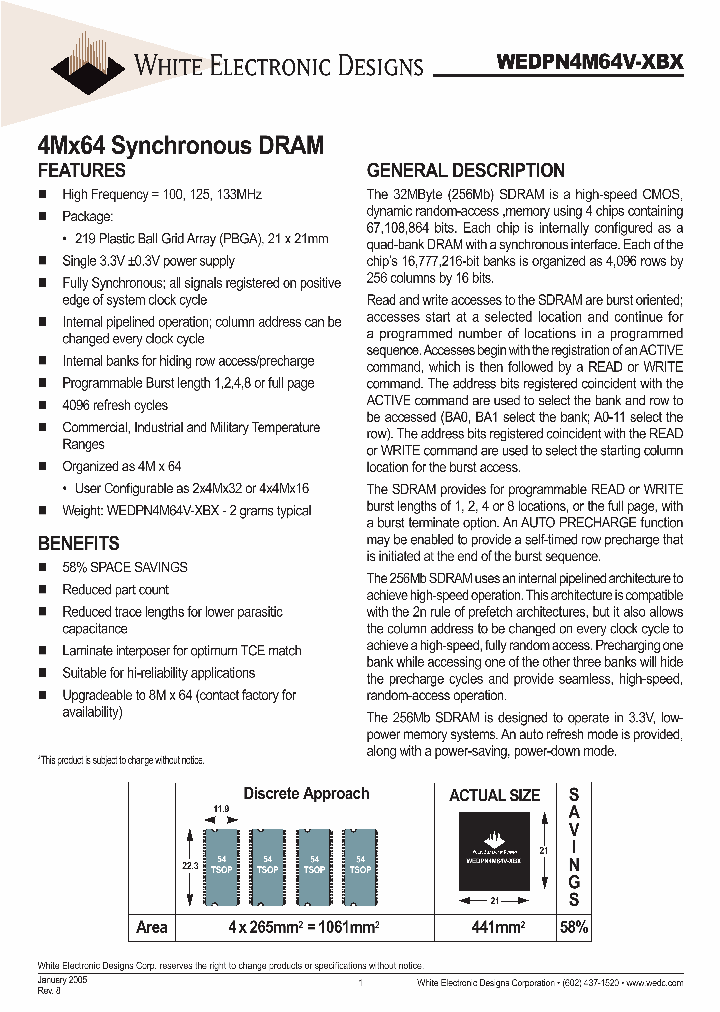 WEDPN4M64V-B100BC_486649.PDF Datasheet