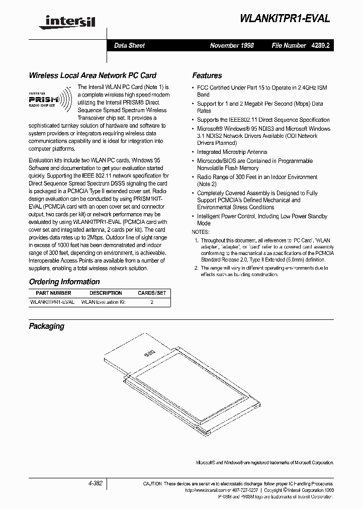 WLANKITPR1-EVAL_450931.PDF Datasheet