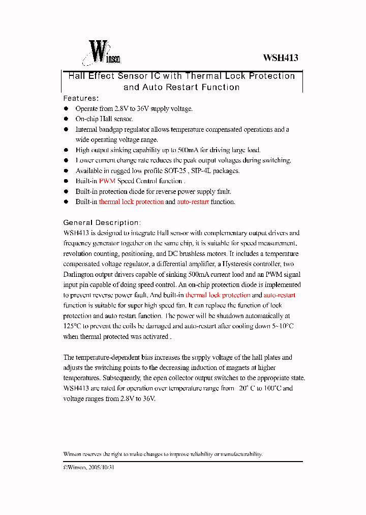 WSH413_445550.PDF Datasheet