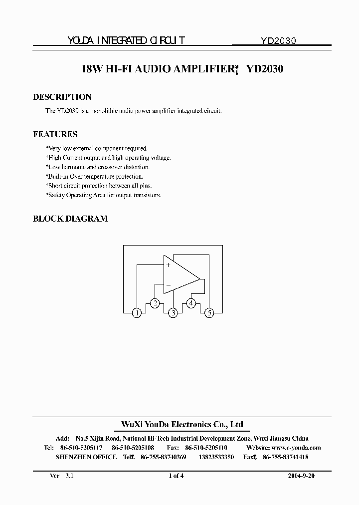YD2030_439012.PDF Datasheet