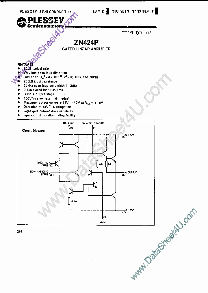 ZN424P_465687.PDF Datasheet