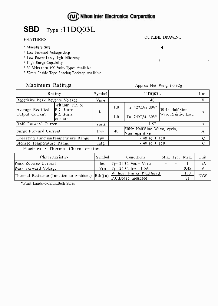 11DQ03L_550156.PDF Datasheet