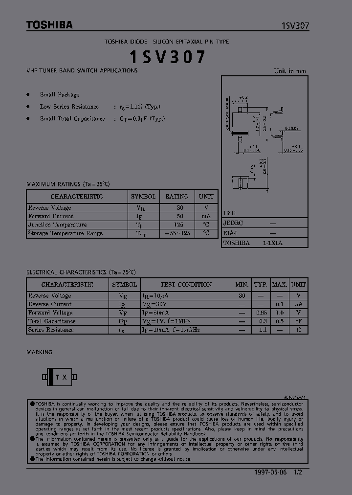 1SV307_533797.PDF Datasheet