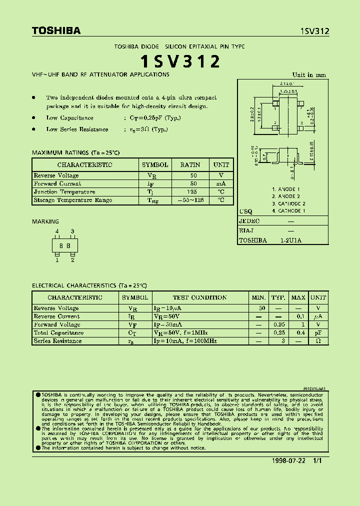 1SV312_521332.PDF Datasheet