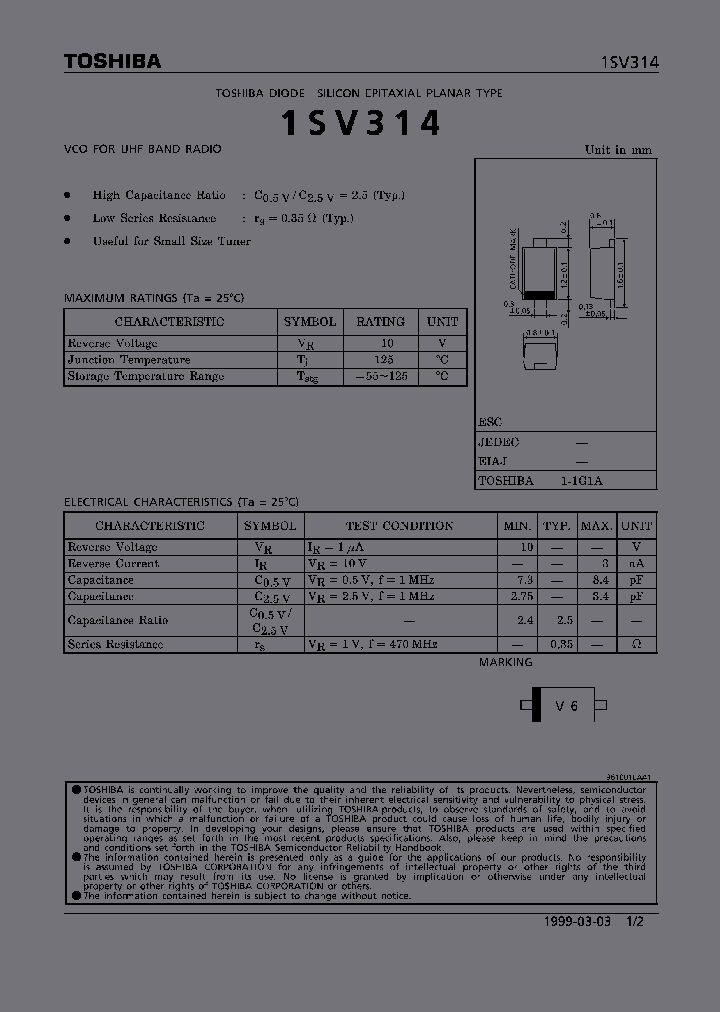 1SV314_521328.PDF Datasheet