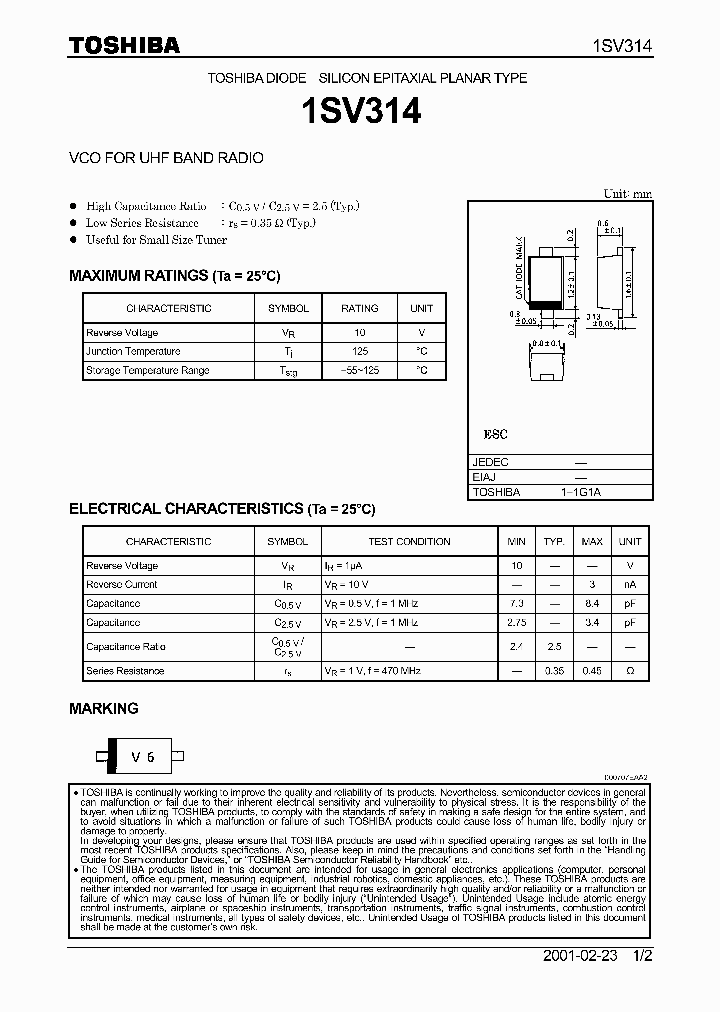 1SV314_521329.PDF Datasheet