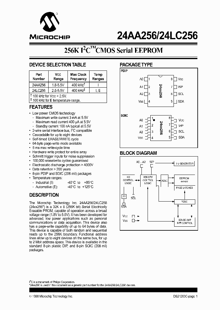 24LC256ISM_506159.PDF Datasheet