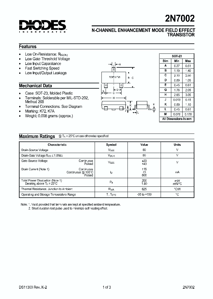 2N7002_532697.PDF Datasheet