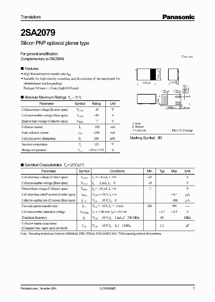 2SA2079_558032.PDF Datasheet