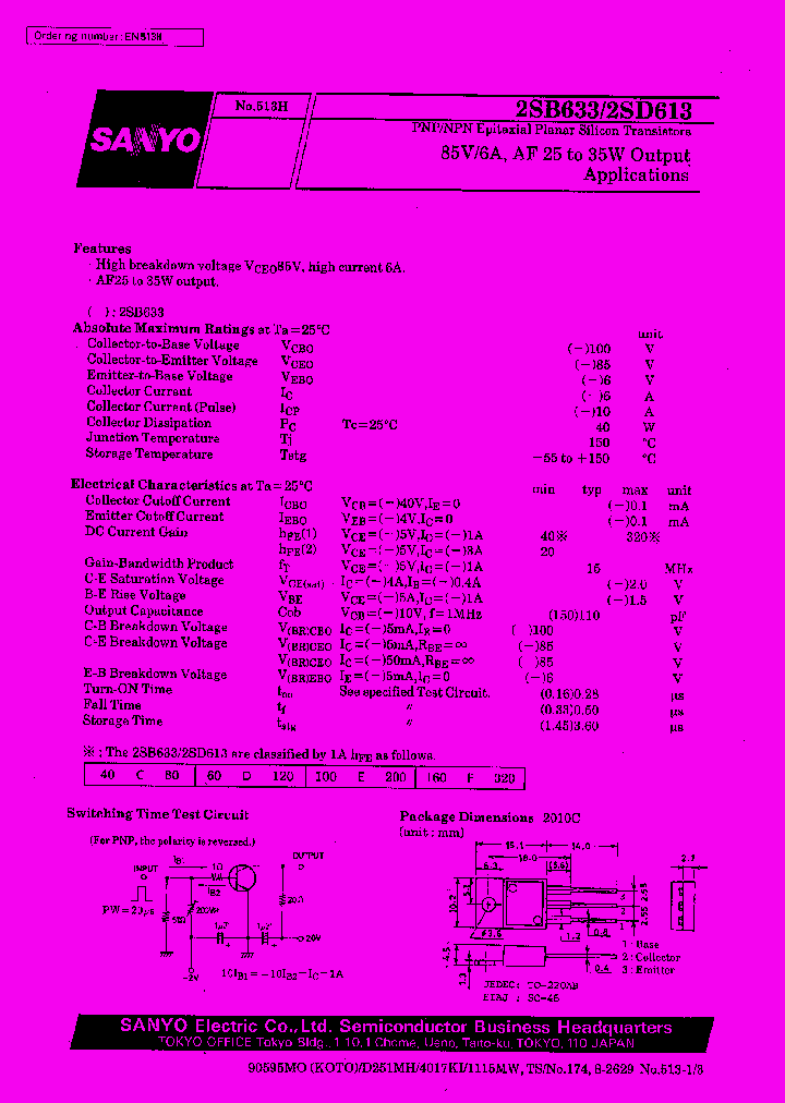 2SB633_505254.PDF Datasheet