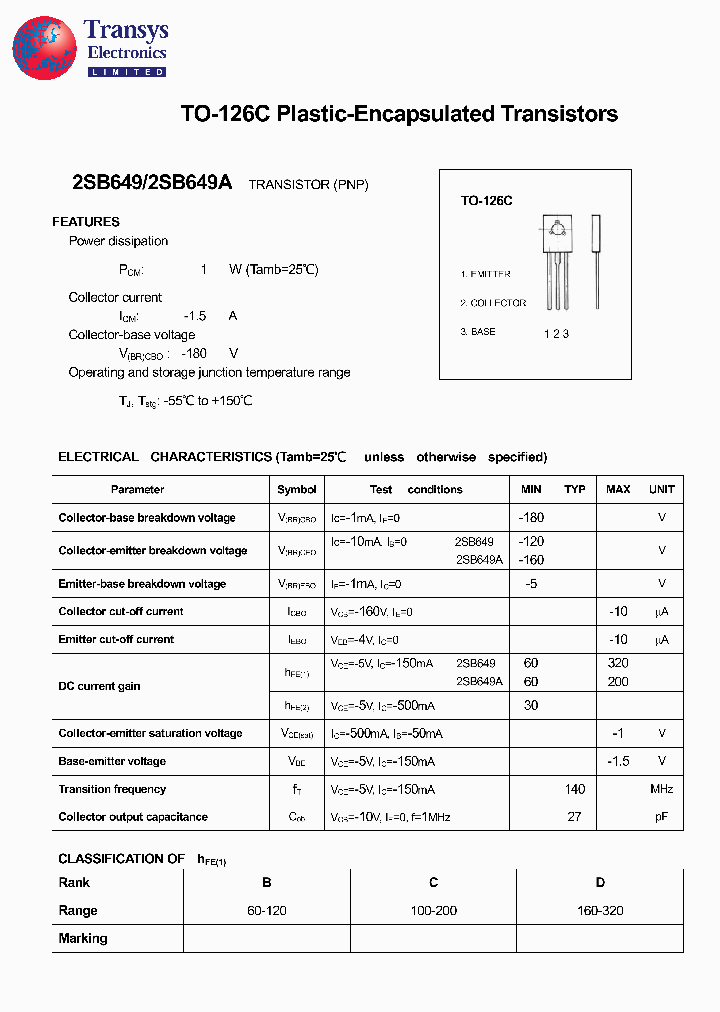 2SB649_535276.PDF Datasheet