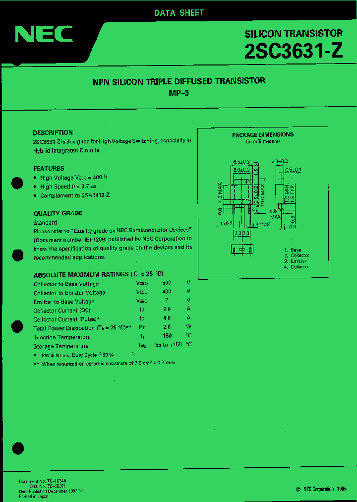 2SC3631_505050.PDF Datasheet
