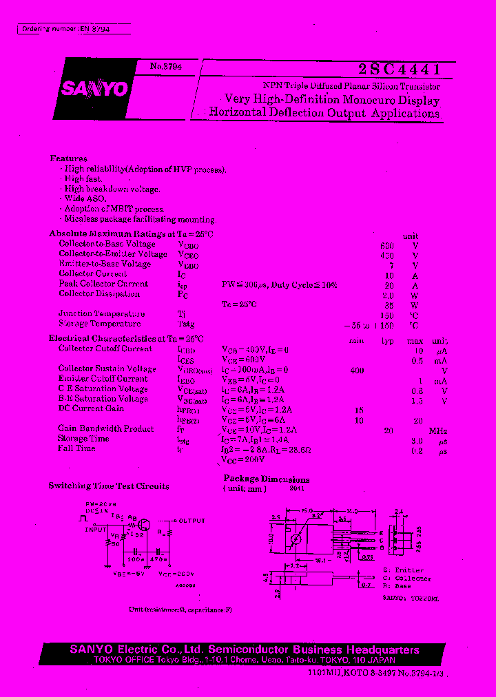 2SC4441_511225.PDF Datasheet