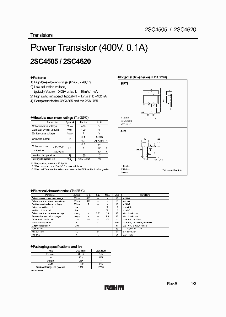 2SC4620_557356.PDF Datasheet