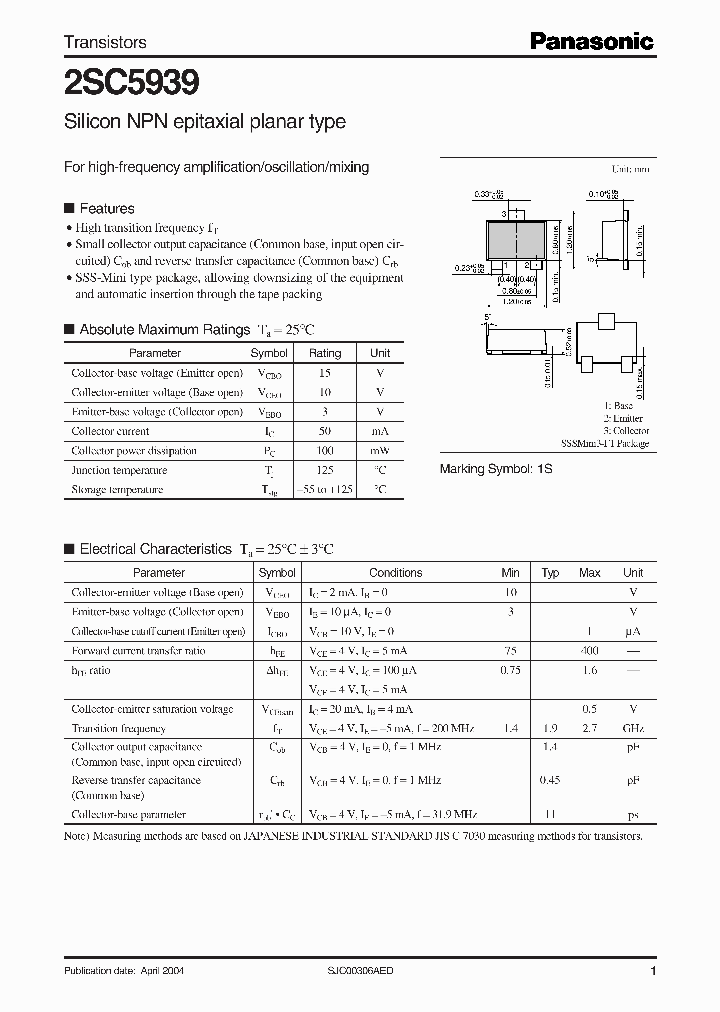 2SC5939_504285.PDF Datasheet