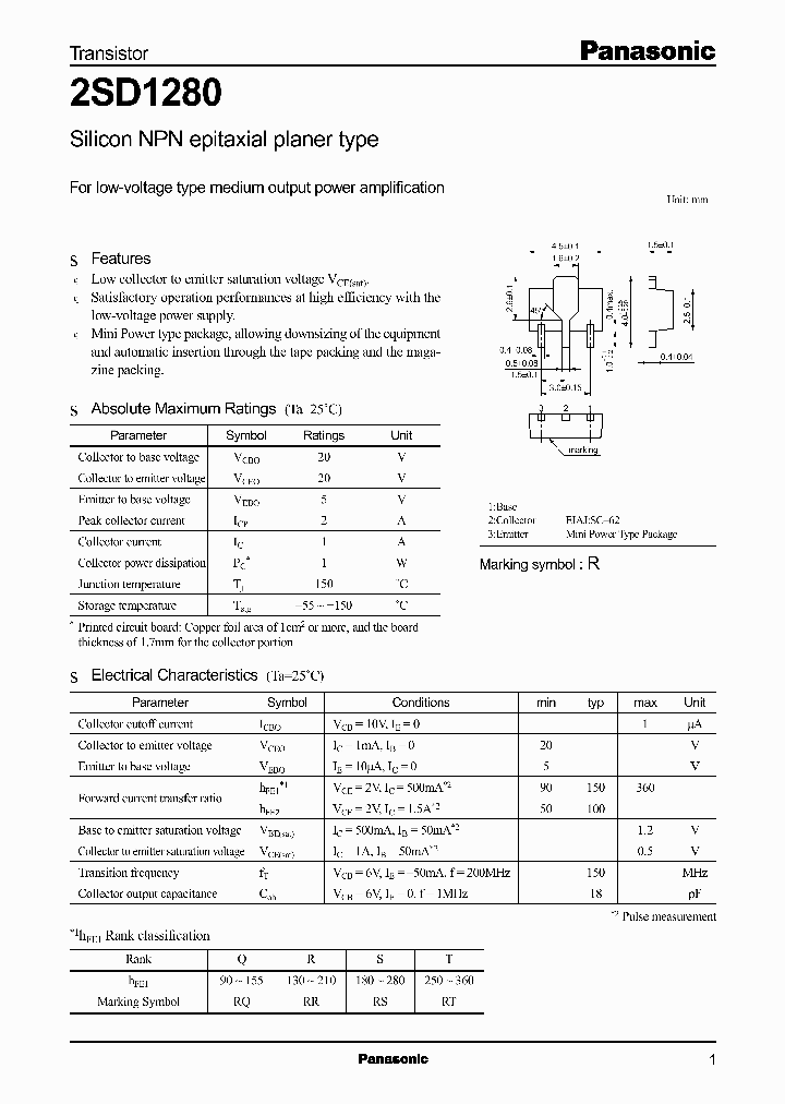 2SD1280_549281.PDF Datasheet