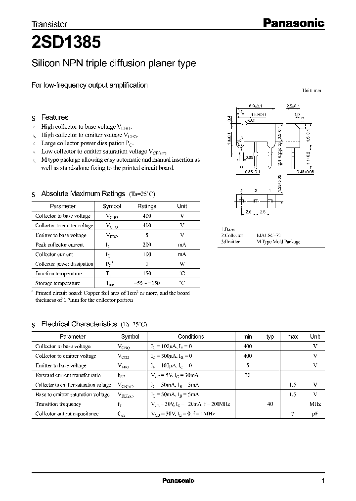2SD1385_502723.PDF Datasheet