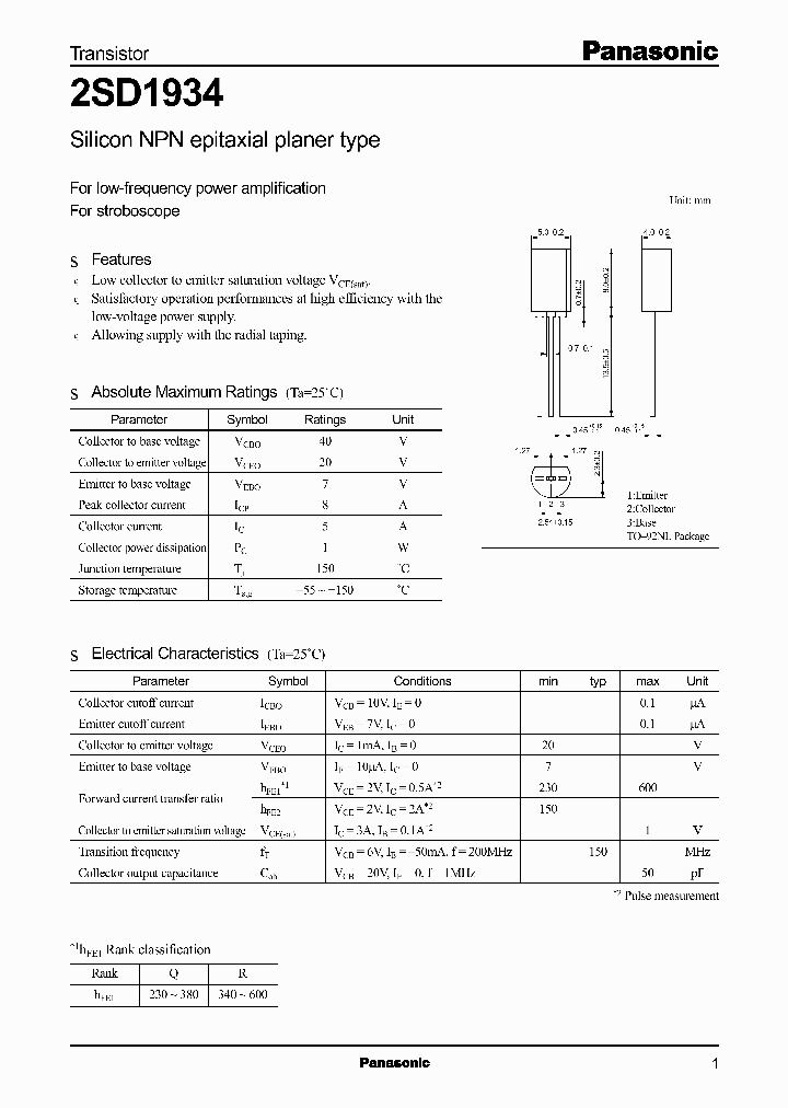 2SD1934_543897.PDF Datasheet