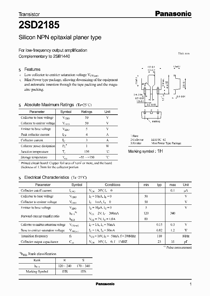 2SD2185_549196.PDF Datasheet