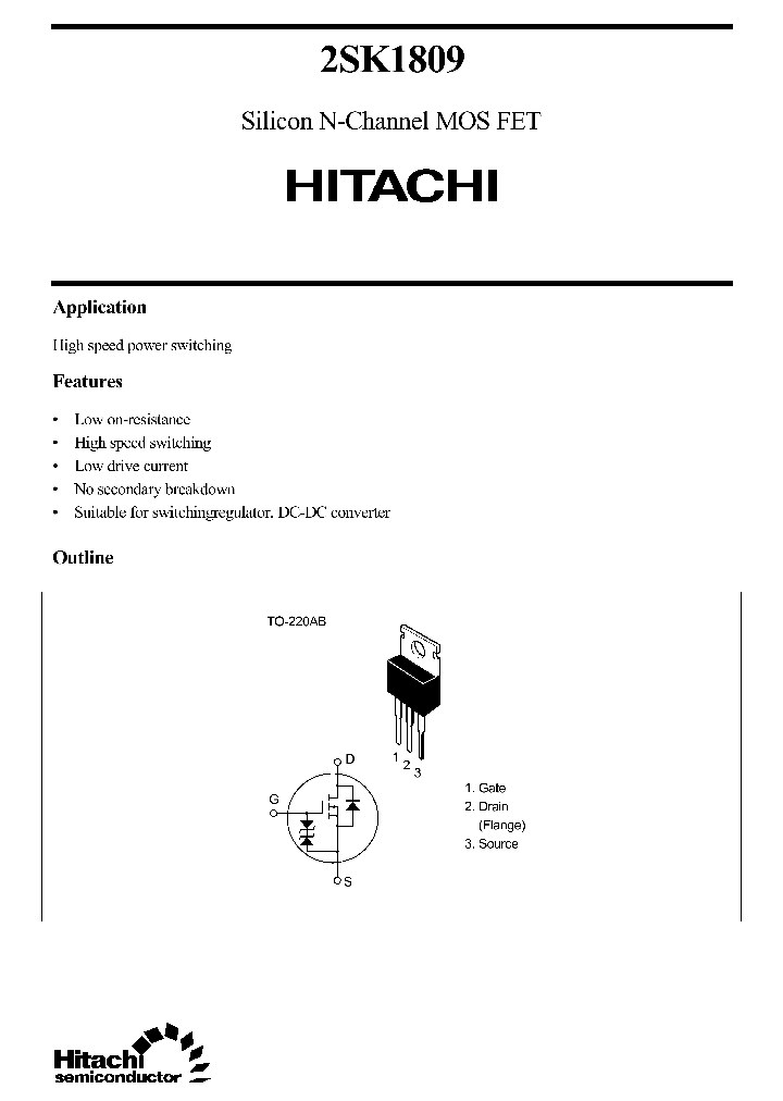 2SK1809_496974.PDF Datasheet