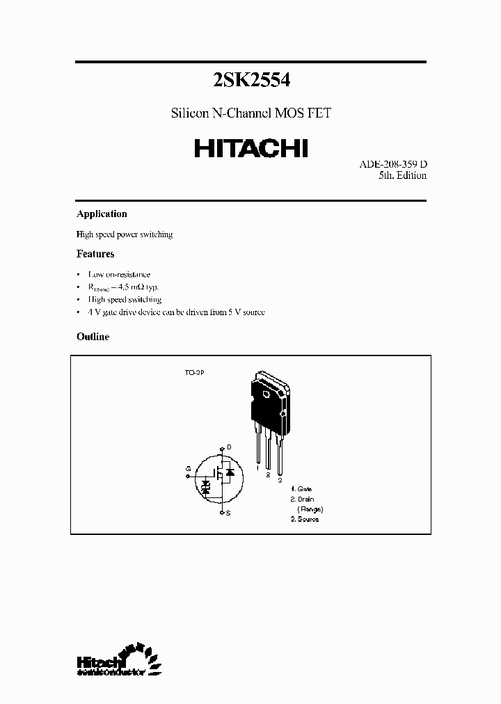 2SK2554_540493.PDF Datasheet