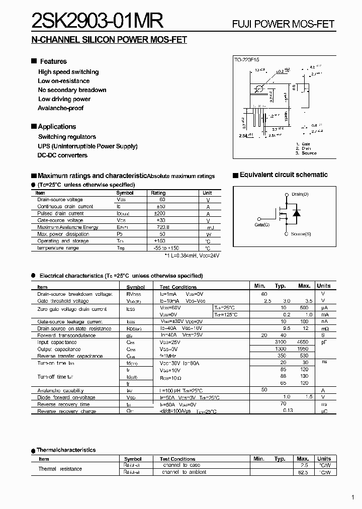 2SK2903_519529.PDF Datasheet