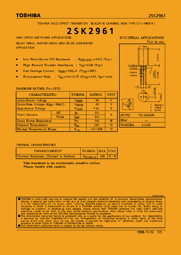 2SK2961_495561.PDF Datasheet