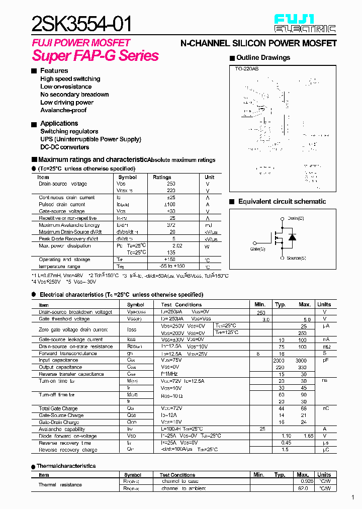 2SK3554_525889.PDF Datasheet