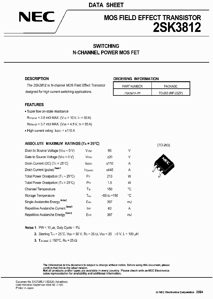 2SK3812_502414.PDF Datasheet