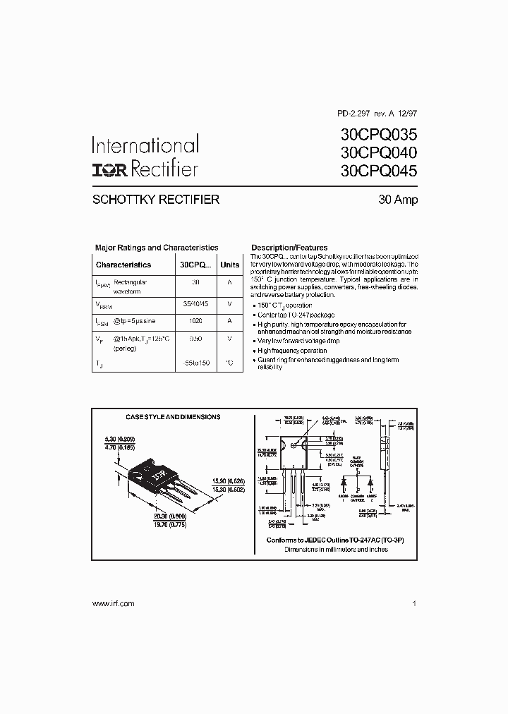 30CPQ040_534962.PDF Datasheet