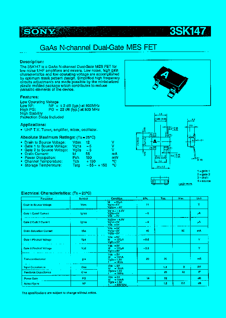 3SK147_540878.PDF Datasheet