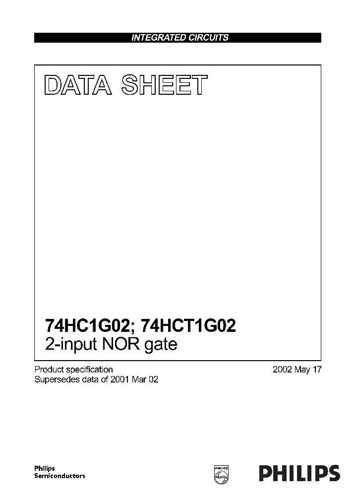 74HC1G02_538723.PDF Datasheet