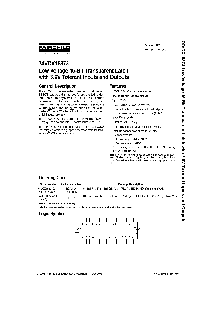 74VCX16373MTD_501266.PDF Datasheet