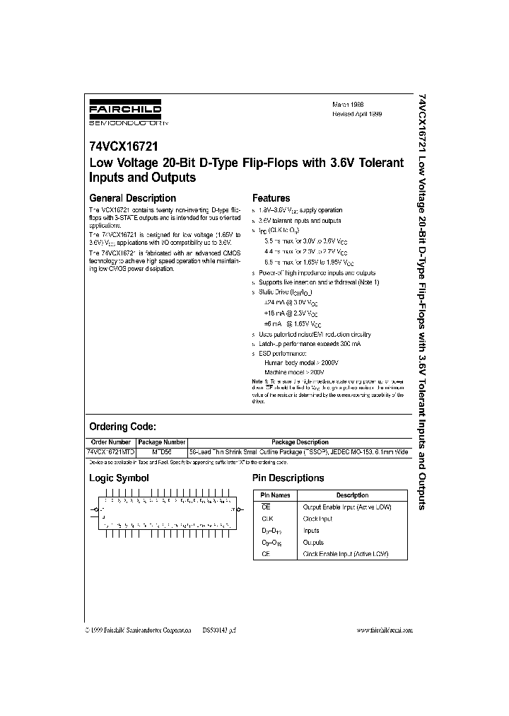74VCX16721MTD_506659.PDF Datasheet