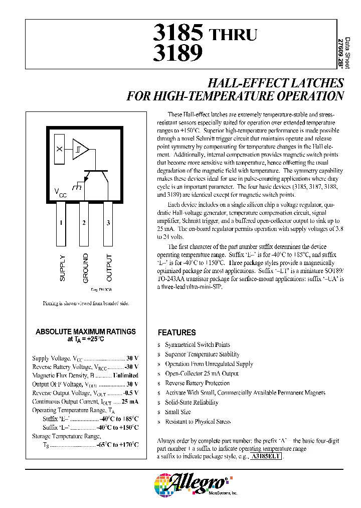 A3189LUA_531933.PDF Datasheet