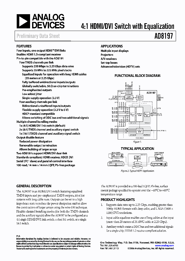 AD8197ASTZ-RL_540784.PDF Datasheet