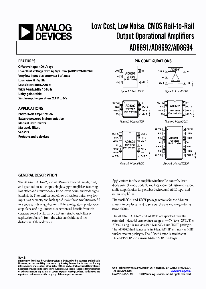 AD8691_536892.PDF Datasheet